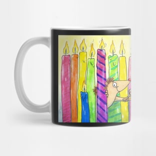 Candles Happy Birthday Mug